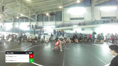 83 lbs Consolation - Kellen Frost, Team Aggression vs Ajay Limon, California Grapplers