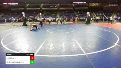 165 lbs Round Of 16 - Joseph Baker, Beverly vs Anthony Archambault, Andover