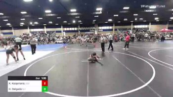 165 lbs Quarterfinal - Ezekiel McEwen, Mat Demon WC vs Ryan Badgett, Church Boyz