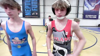 95 lbs Rr Rnd 1 - Lucas Wilson, Indiana Outlaws Silver vs Sam Winship, CTWHALE