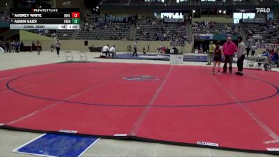 120 lbs Cons. Semi - Asmin Saidi, Frederick Douglass vs Aubrey White, Boyle County