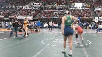 G - 155 lbs Cons. Round 2 - Kara Jones, Conrad (Girls) vs Kassidy Lingle, Glacier (Kalispell) (Girls)