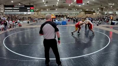 285 lbs 2nd Wrestleback (8 Team) - Rodmehr Heidari, Ravenwood High School vs Campbell Hunley, Knoxville Halls High School