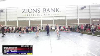 126 lbs Cons. Round 3 - Zack Anderson, Syracuse Wrestling Club vs Teagin Poulsen, Utah