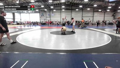 126 lbs Rr Rnd 2 - Declan McCarton, Culpeper Legends - HSB vs Colton Wirtz, Iron Faith Black - HSB