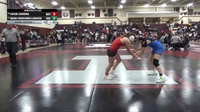 140 lbs Cons. Round 1 - Madi Fritcher-Larson, Crestwood vs Lexie Cordes, New Hampton/Turkey Valley