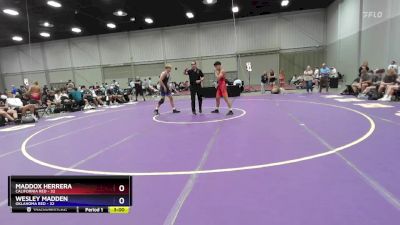 150 lbs Placement Matches (16 Team) - Maddox Herrera, California Red vs Wesley Madden, Oklahoma Red