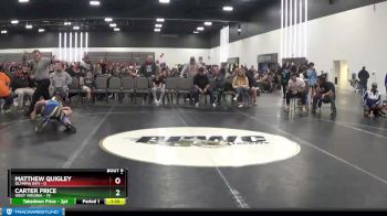 112 lbs Round 3 (8 Team) - Carter Price, West Virginia vs Matthew Quigley, Olympia (NY)