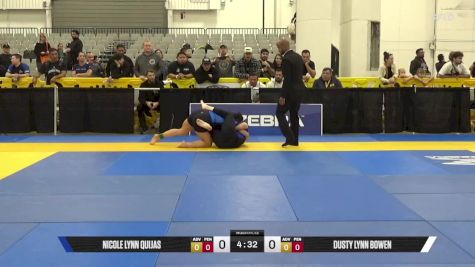 DUSTY LYNN BOWEN vs NICOLE LYNN QUIJAS 2025 World IBJJF Jiu-Jitsu No-Gi Championship