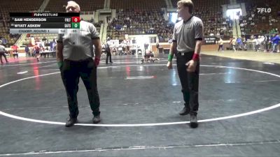 1A-4A 150 Champ. Round 1 - Sam Henderson, Fultondale vs Wyatt Askew, Satsuma