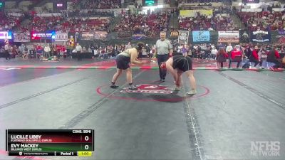 G - 235 lbs Cons. Semi - Evy Mackey, Billings West (Girls) vs Lucille Libby, Flathead (Kalispell) (Girls)