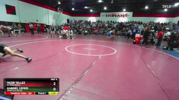 150 lbs Quarterfinal - Gabriel Lemos, Temecula Valley vs Yazir Tellez, St John Bosco