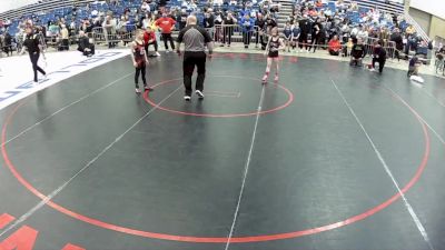 8U Boys - 70 lbs Quarters - Liam Adams, Center Grove Wrestling Club vs Jaxon Huffman, Team Tulsa Wrestling Club