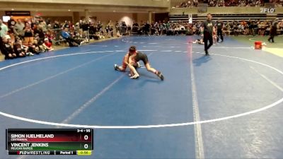 95 lbs Cons. Semi - Simon Hjelmeland, Centennial vs Vincent Jenkins, Pelican Rapids