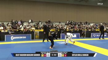 Skylar Brielle Duncan vs Juliet Madison Marlowe Gardner 2026 IBJJF Jiu-Jitsu CON International