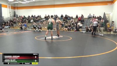 215-230 lbs Round 1 - Aiden Blum, Dubuque Hempstead vs Xander Jordan, Cedar Rapids Kennedy