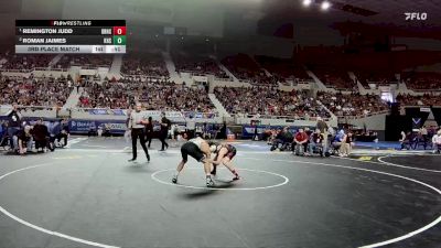 120-D1 3rd Place Match - Remington Judd, Desert Ridge High School vs Roman Jaimes, Kofa High School