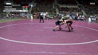 1A-4A 132 5th Place Match - Liam Mays, Cleburne County vs Aiden Bridgman, Tallassee