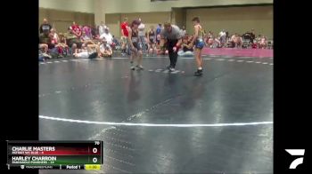 70 lbs Semis & Wb (16 Team) - Charlie Masters, Patriot WC Blue vs Harley Charroin, Panhandle Punishers