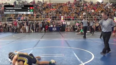 100 lbs Cons. Semi - Kaidence Neumann, Athena vs Luci Meyer, Archbold Bluestreaks