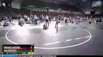 63 lbs Placement - Benjamin Baca, Duran Wrestling Club vs Jeremiah Martinez, Pomona Elite/Wrecking Crew