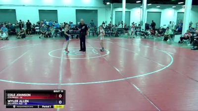 71 lbs Placement Matches (8 Team) - Cole Johnson, Colorado vs Wyler Allen, Oklahoma Red