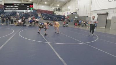 132 lbs Semis - Owen Williams, Idaho vs Taegan Leavitt, Champions Wrestling Club