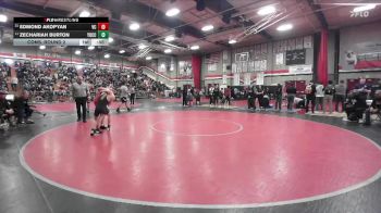 106 lbs Cons. Round 2 - Zechariah Burton, Yucca Valley vs Edmond Akopyan, Village Christian