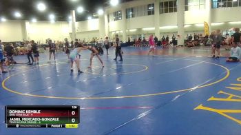 126 lbs Round 2 (6 Team) - Dominic Kemble, Ohio Titan Blue vs Jasiel Mercado-Gonzalez, Team Nauman Orange
