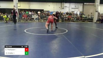 Match - Chase Thompson, Fl vs Dorian Crosby, Pa