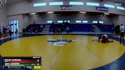 285 lbs Champ. Round 2 - Zion Longsine, Arizona Christian University vs Dylan Jahrling, UNLV