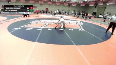 184 lbs Champ. Round 2 - Kyle Sorensen, Concordia Wisconsin vs Zachary Huckaby, Wabash