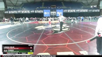 87 lbs Quarterfinal - Lanaia Selig, Mat Demon Wrestling Club vs Elia Torres, Moses Lake Wrestling Club