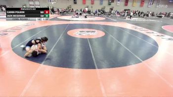 141 lbs Cons. Round 1 - Caden Polson, Wabash vs Jack McGowan, Elmhurst University