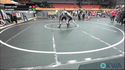 132 lbs Rr Rnd 5 - Tucker Layne, Lions Wrestling Academy vs Eli Harris, Little Axe Takedown Club