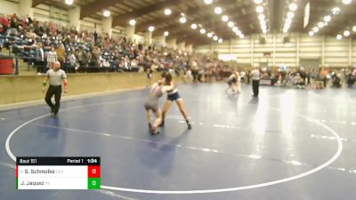 110 lbs Champ. Round 1 - Stephanie Schmolke, Cedar Valley vs Jasmine Jaquez, Piedra Vista