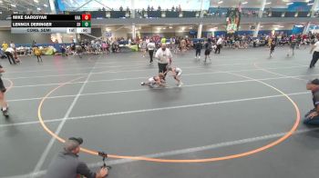 105 lbs Cons. Semi - Mike Sargsyan, Unattached vs Lennox Deringer, South Hills WA