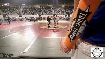 140 lbs Consi Of 16 #2 - Tucker Seabeck, Cushing vs Boede Johnson, Checotah Matcats