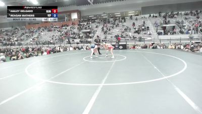53 kg Quarters - Hailey Delgado, NXT Level Wrestling Academy vs Reagan Mathers, Valiant College Preparatory