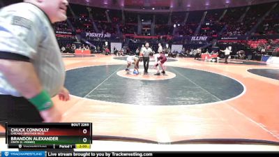 2A 182 lbs Cons. Round 2 - Chuck Connolly, Chicago (Brother Rice) vs Brandon Alexander, Crete (C.-Monee)