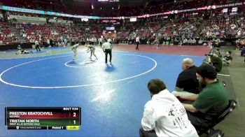 D1-138 lbs Quarterfinal - Tristan North, West Allis Nathan Hale vs Preston Kratochvill, Holmen