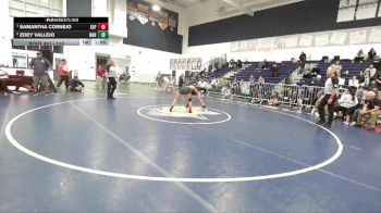 110 lbs 1st Place Match - Samantha Cornejo, Esperanza vs Zoey Vallejo, Northview