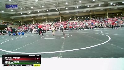 61 lbs Cons. Semi - Jaxton Palmer, Clearwater vs Beau Lambert, Team Central