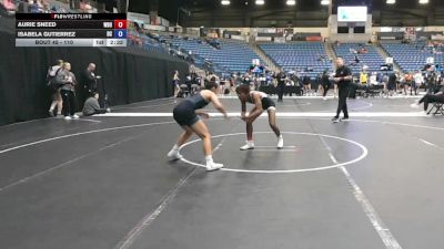 110 lbs Champ. Round 2 - Aurie Sneed, Wayland Baptist University vs Isabela Gutierrez, Doane