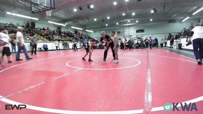 58-61 lbs Rr Rnd 4 - Nicholas George, Tulsa North Mabee Stampede vs Maverick Bunce, Salina Wrestling Club