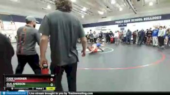 138 lbs Semifinal - Gus Amerson, Newberg vs Cade Gardner, Flathead