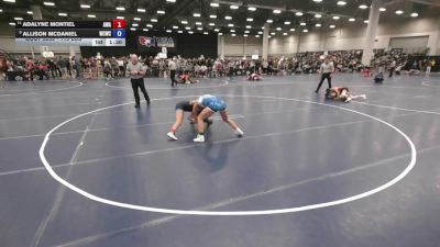 115 lbs Champ. Rd Of 16 - Adalyne Montiel, Ascend Wrestling Academy vs Allison McDaniel, Wrecking Crew Wrestling Club