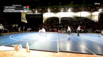 Boys 165 M3A 1st Place Match - Alex Crawley, Canyon View - Boys vs Bo Goodman, Pleasant Grove - Boys