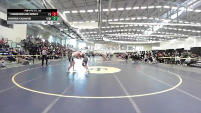 165 lbs Cons. Round 5 - Christopher Reddy, Ithaca vs Hunter Cleaver, Centenary (nj)