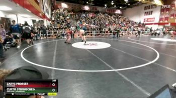 285 lbs Quarterfinal - Zaryc Prosser, Riverton vs Curtis Strohschein, Greybull/Riverside